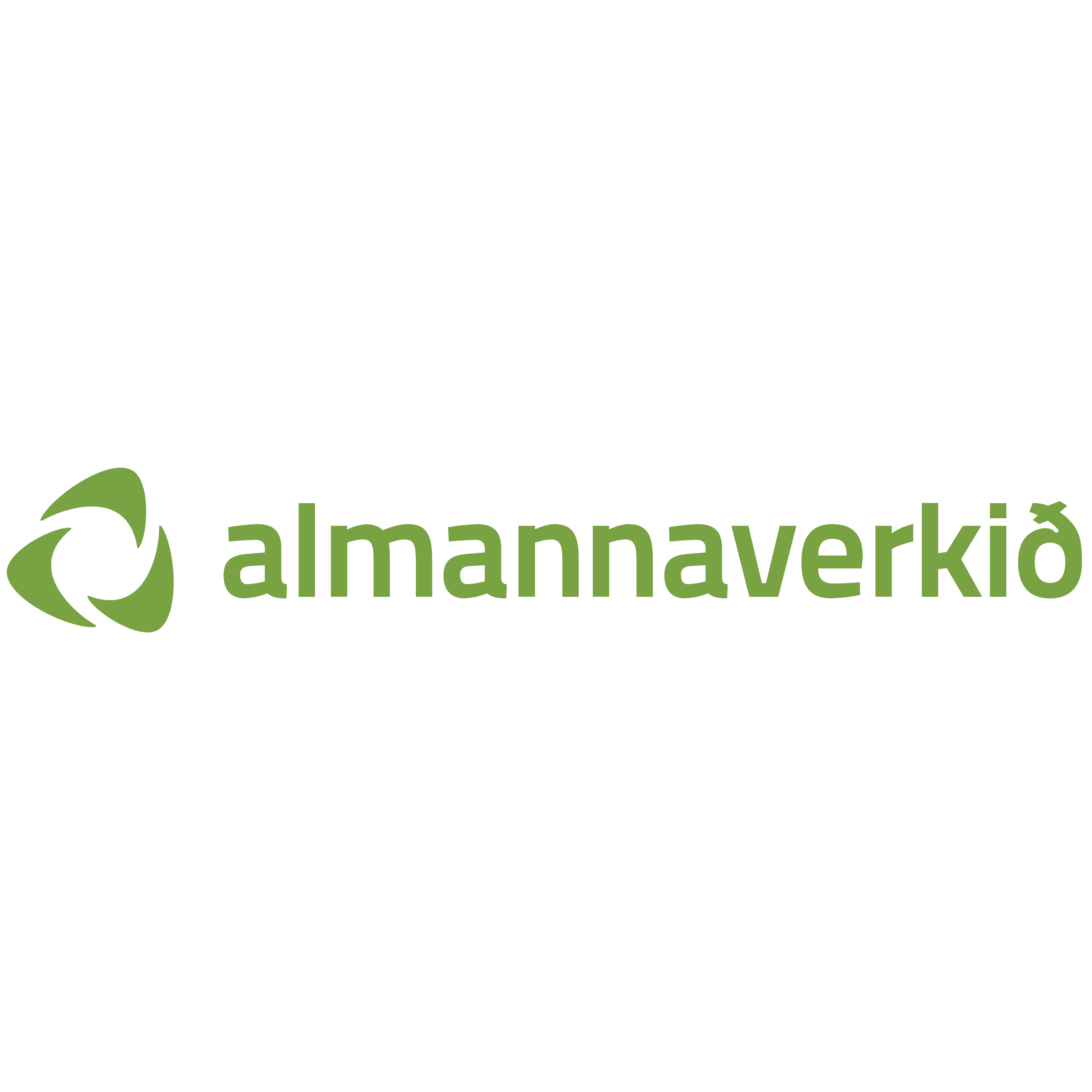 Almannaverkið logo